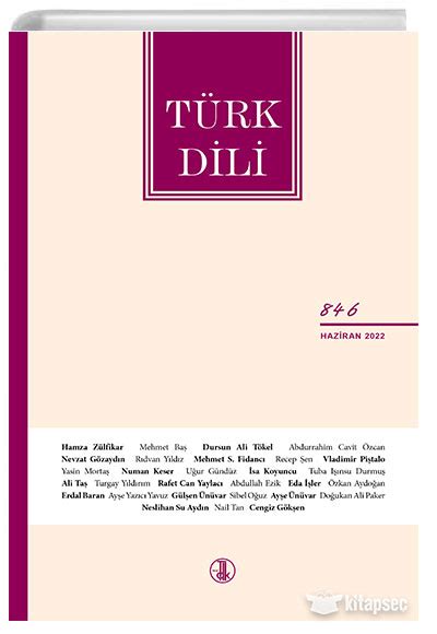 türk dil dergisi nasıl yazılır